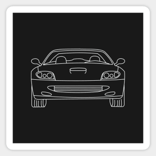 Ferrari 550 Maranello - frontview Sticker